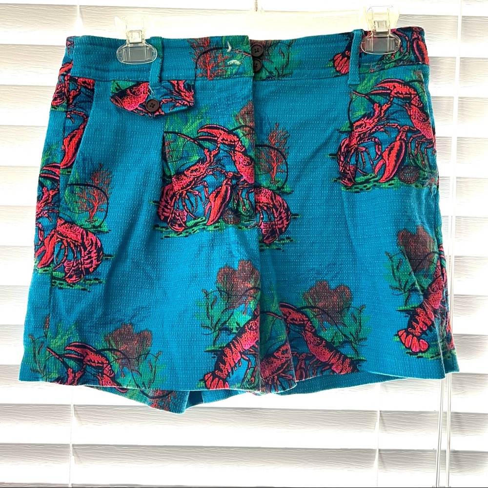 Jcrew lobster print shorts
